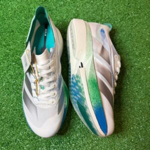 Adidas Adizero Adios Pro 4 White and Silver Running Shoes Size 40 Eur