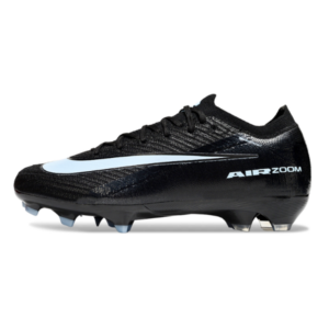 Nike Air Zoom Mercurial Vapor 16 Elite Black and White Firm Ground FG Kids Football Boot