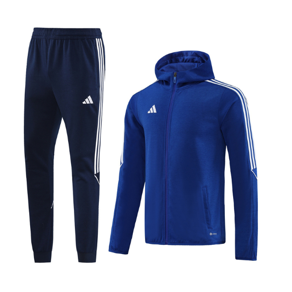 ConjuntoBlusa_CalcaAdidasAzul1 Conjunto de Frio Adidas Casaco + Calça Azul - VENI Futebol