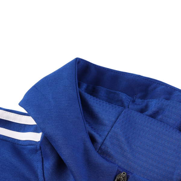 ConjuntoBlusa_CalcaAdidasAzul3 Conjunto de Frio Adidas Casaco + Calça Azul - VENI Futebol