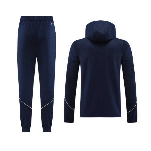 ConjuntoBlusa_CalcaAdidasAzulEscuro2 Conjunto de Frio Adidas Casaco + Calça Azul Escuro - VENI Futebol