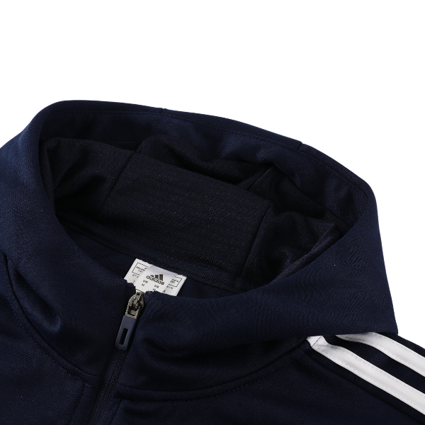 ConjuntoBlusa_CalcaAdidasAzulEscuro3 Conjunto de Frio Adidas Casaco + Calça Azul Escuro - VENI Futebol