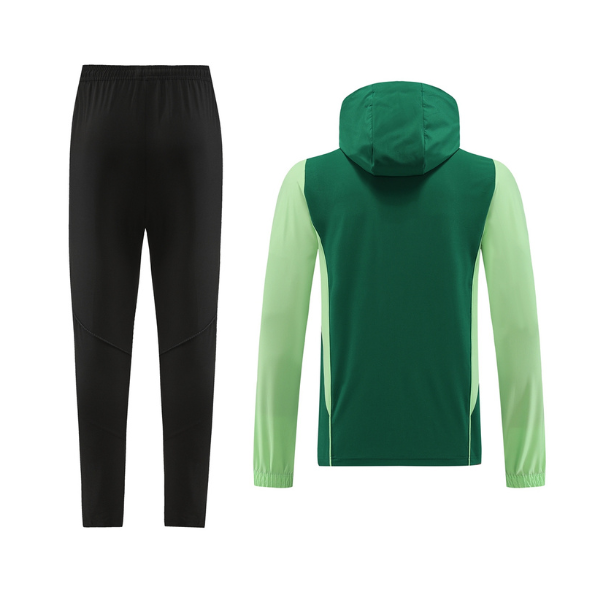 ConjuntoBlusa_CalcaAdidasVerdeePreto2 Conjunto de Frio Adidas Casaco + Calça Verde e Preto - VENI Futebol