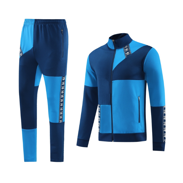 ConjuntoJaqueta_CalcaAdidasAzul1 Conjunto de Frio Adidas Jaqueta + Calça Azul - VENI Futebol
