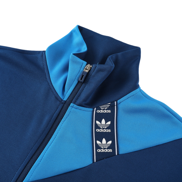 ConjuntoJaqueta_CalcaAdidasAzul3 Conjunto de Frio Adidas Jaqueta + Calça Azul - VENI Futebol