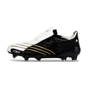 Adidas F50 Spider Black and White Firm Ground FG Football Boot